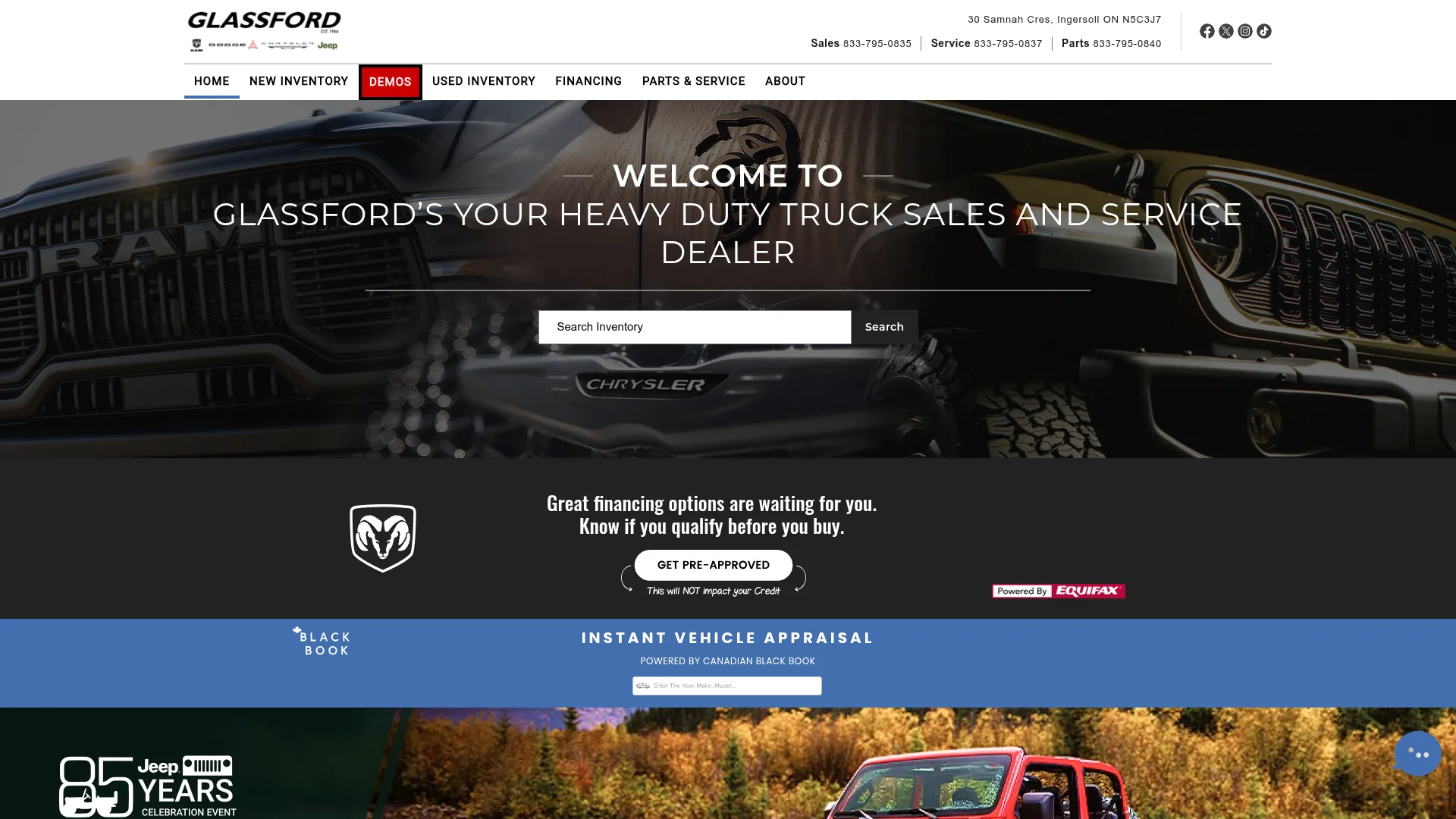 Glassford website