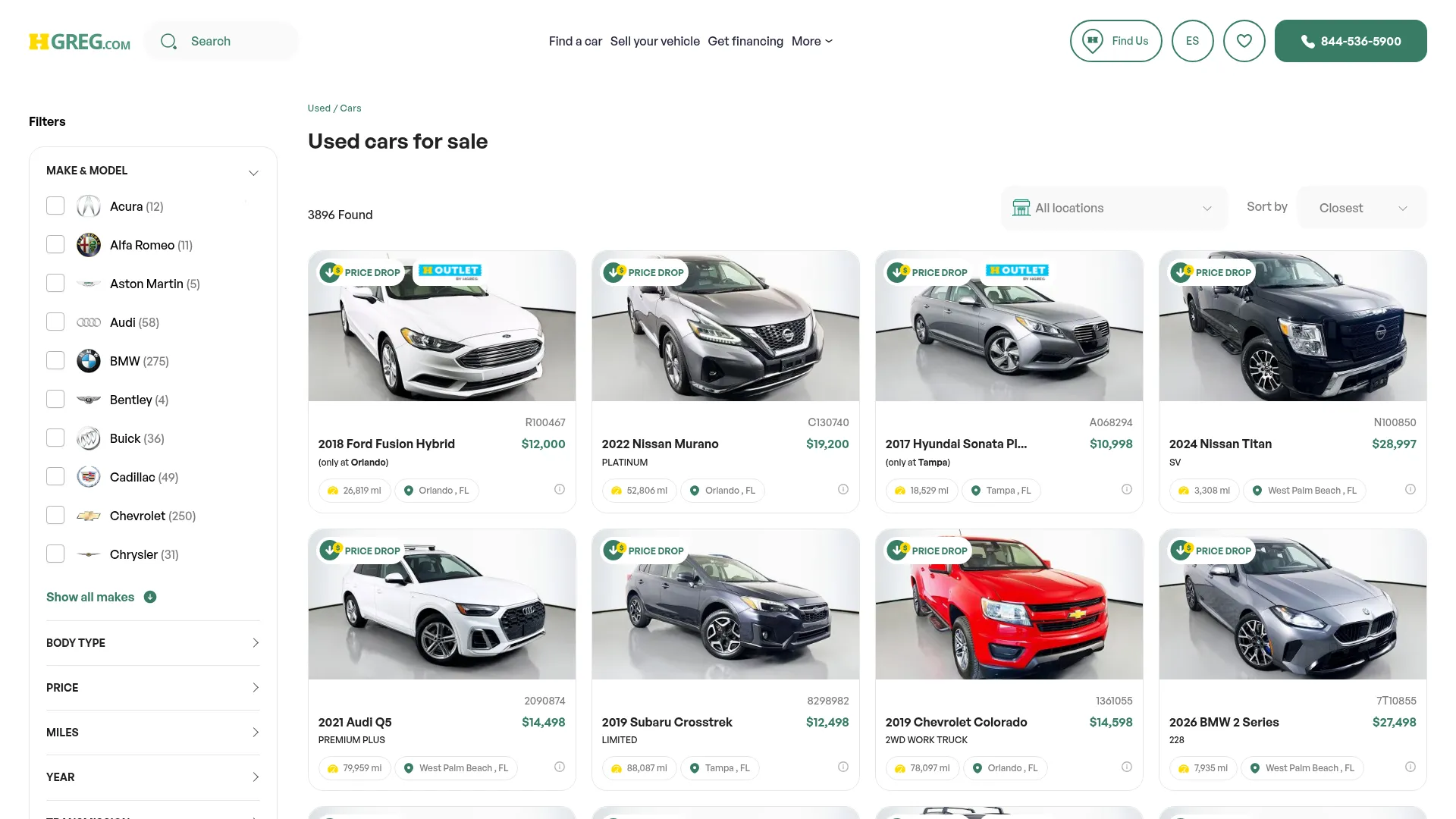 hgreg.com website