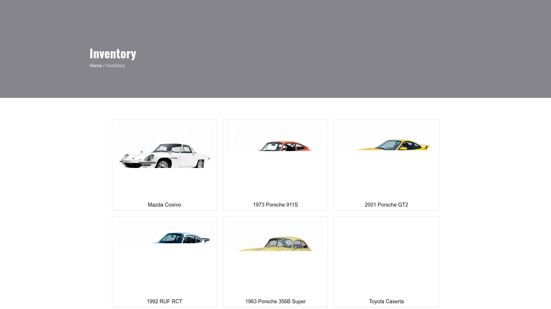Eclection Auto website