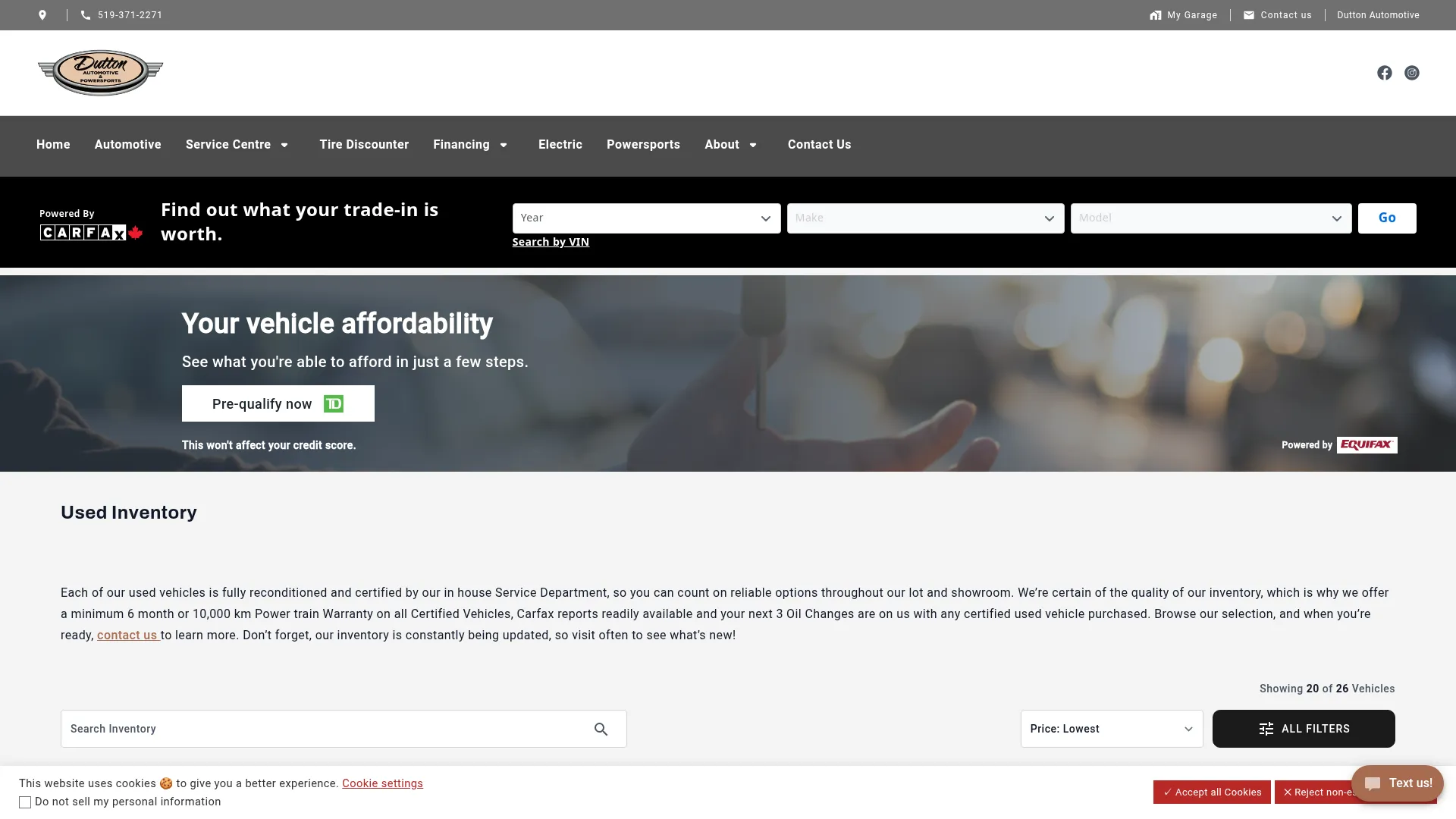 Dutton Automotive website