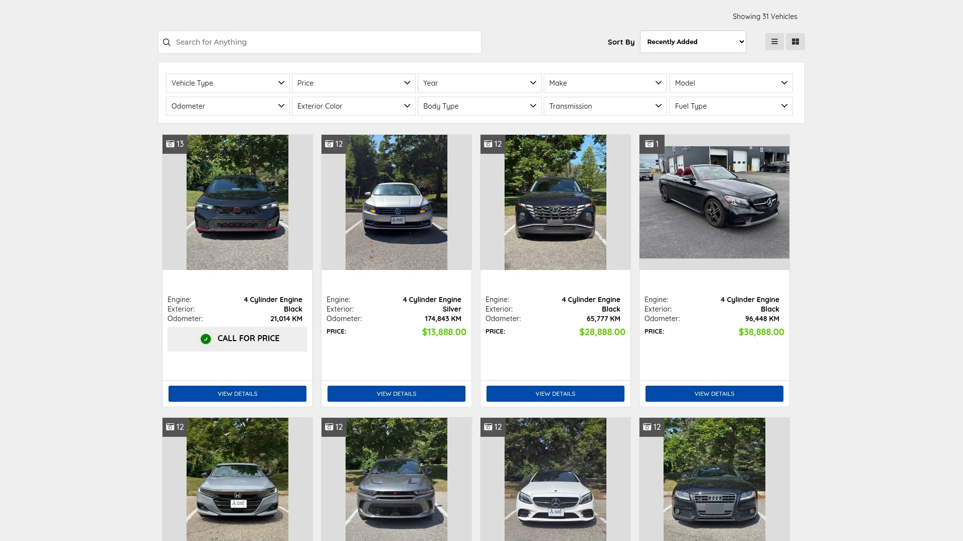 Allied Autos website