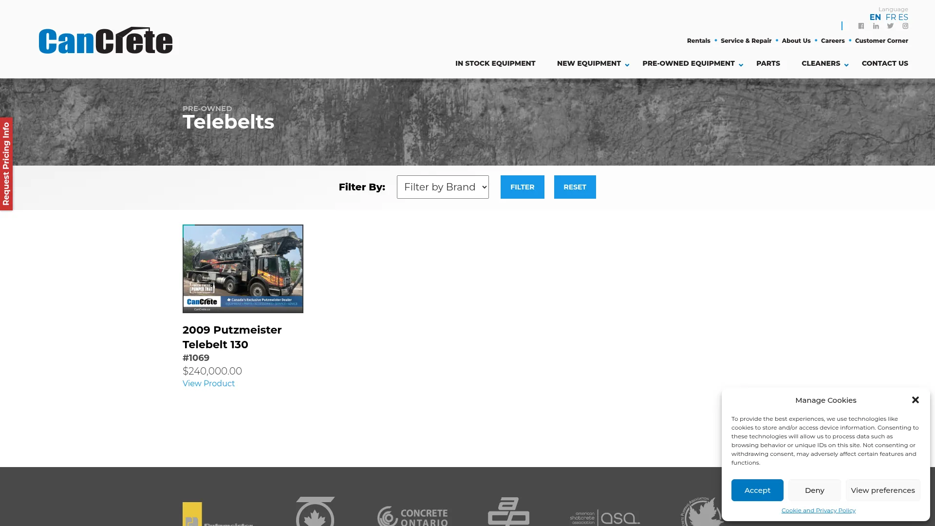 CanCrete website