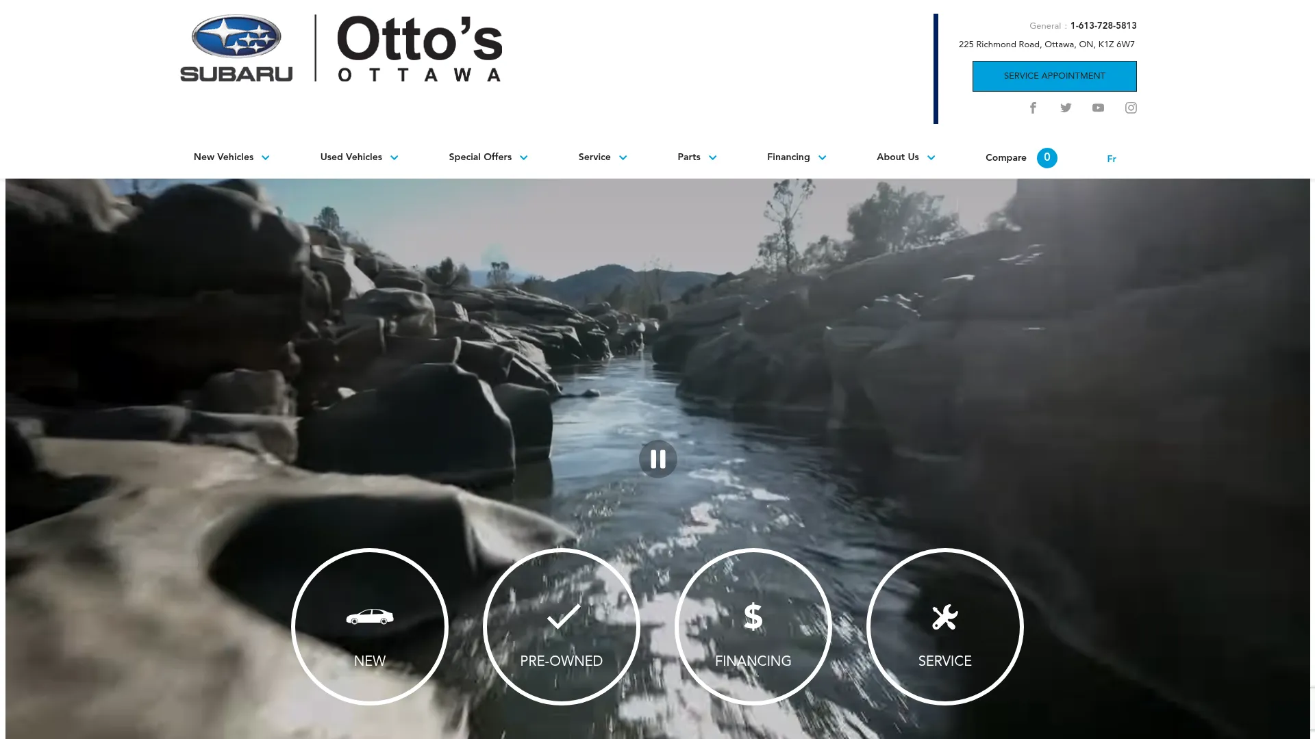 Otto's Subaru website