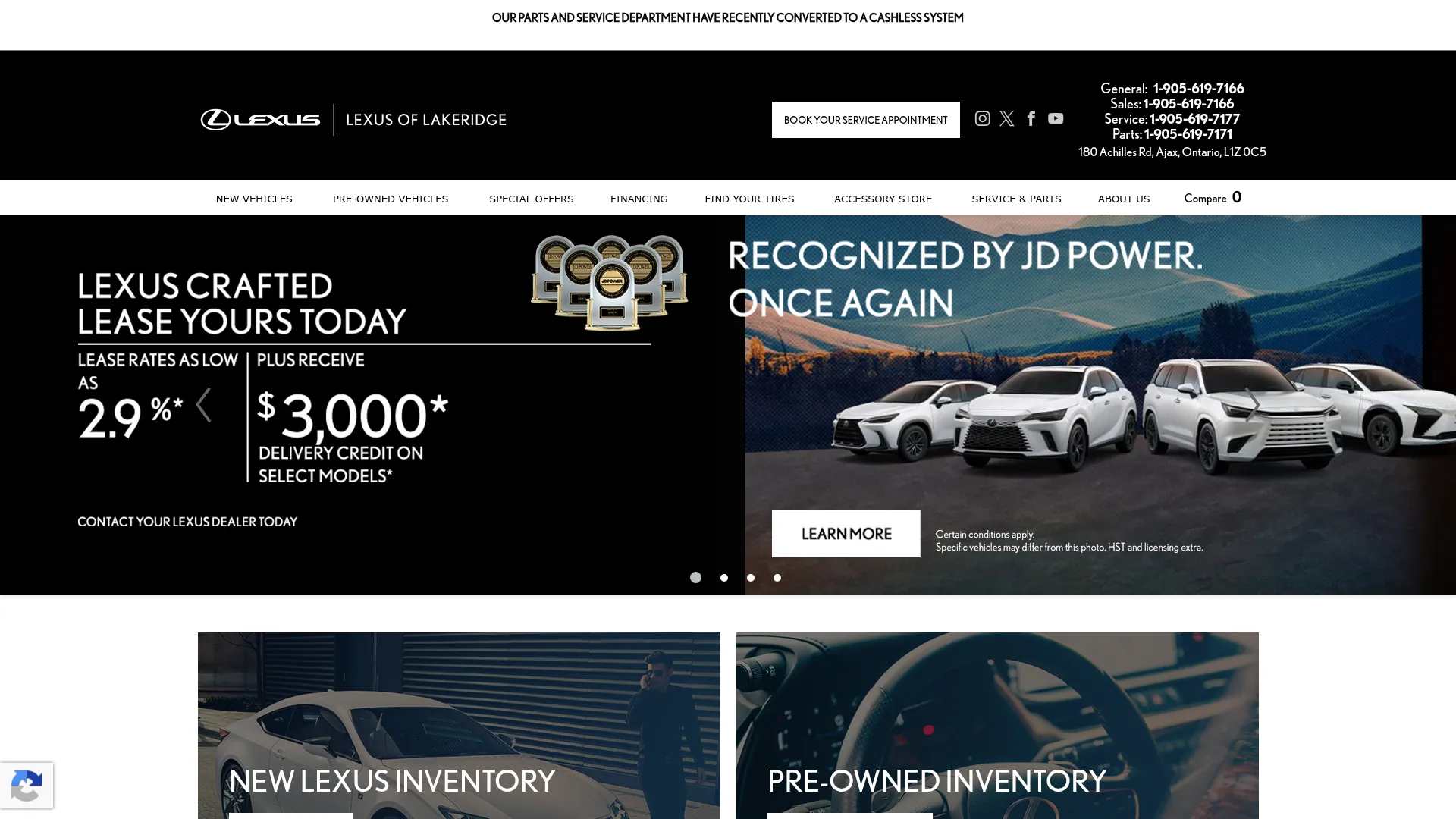 Lexus of Lakeridge website