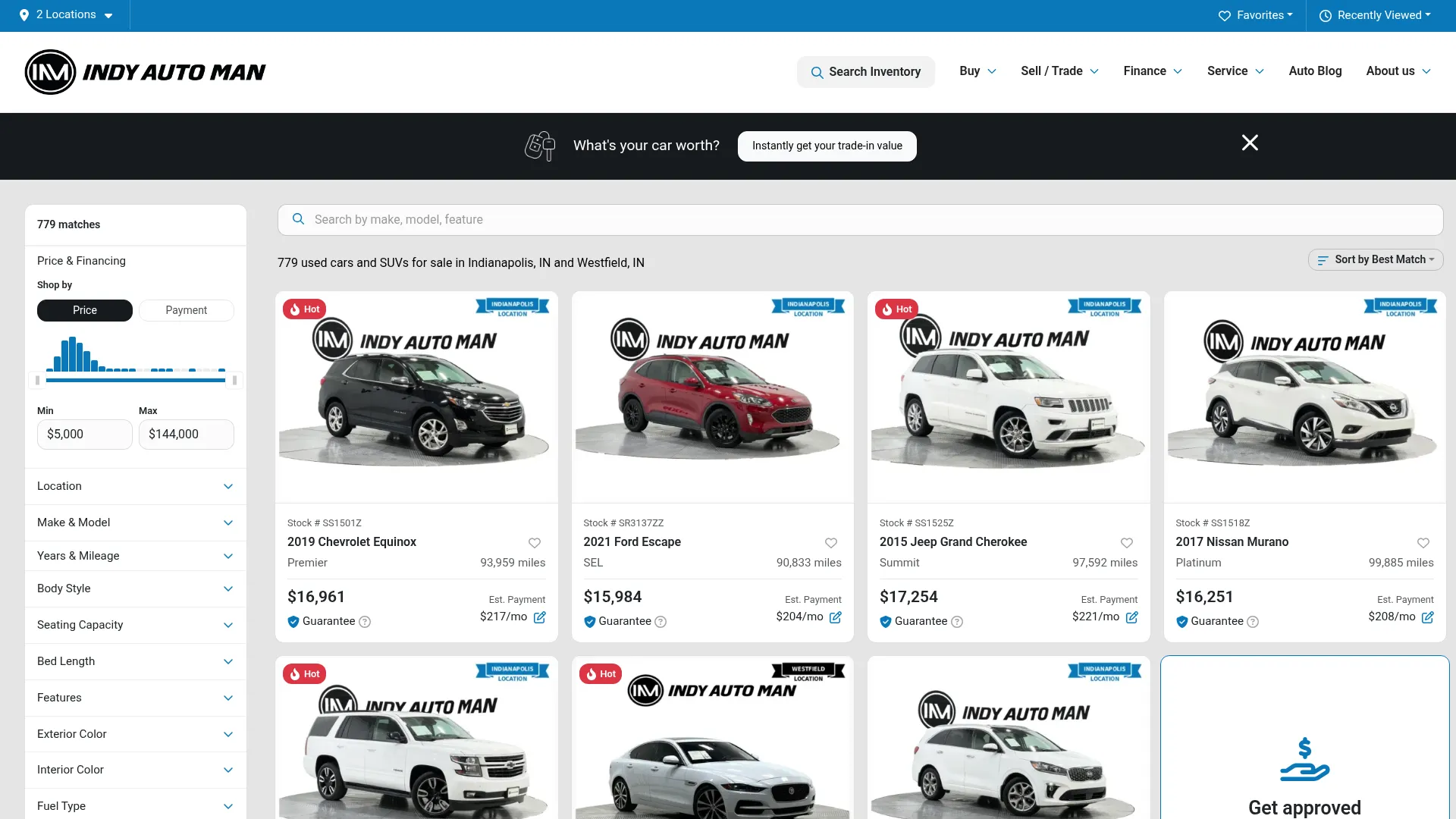 Indy Auto Man - Indianapolis website