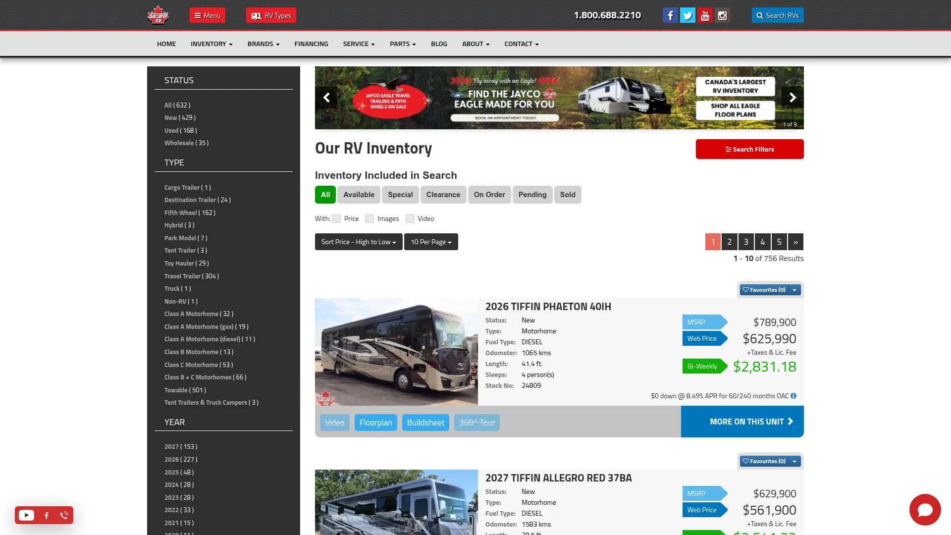 sicardrv.com website