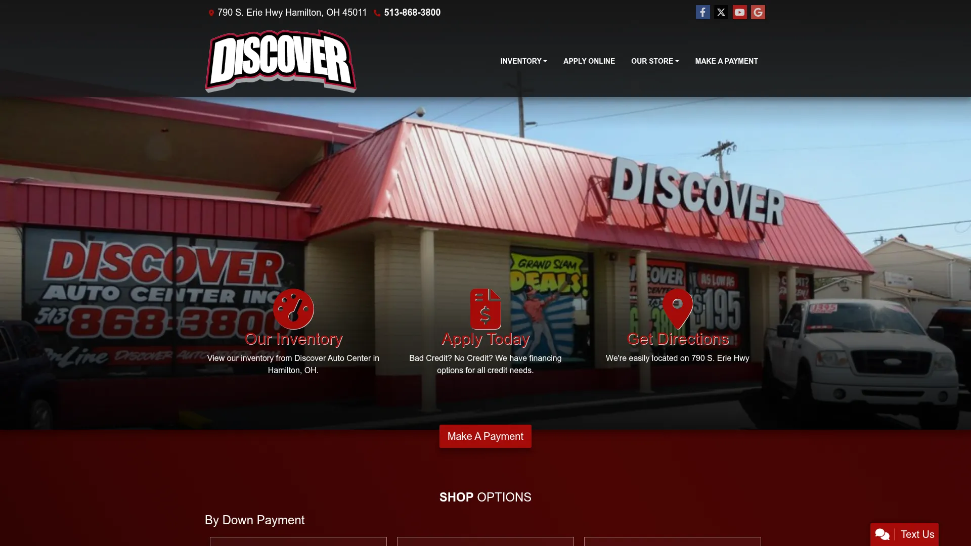 discoverautocenter.com website