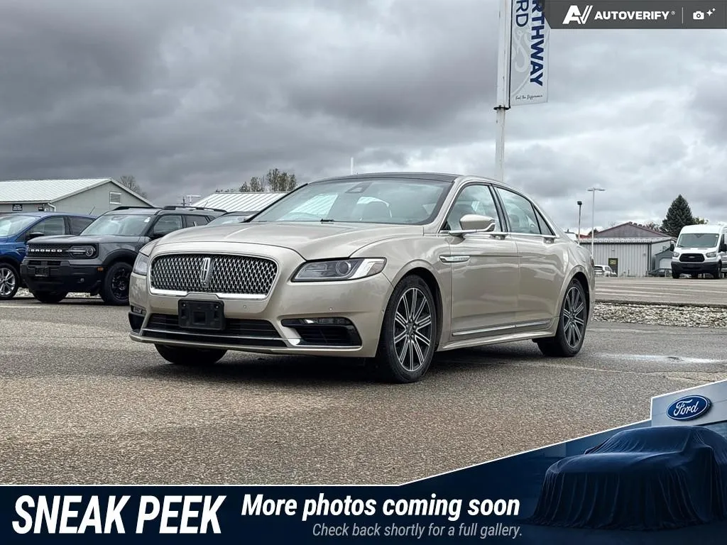2017 Lincoln Continental 4dr Sdn Reserve