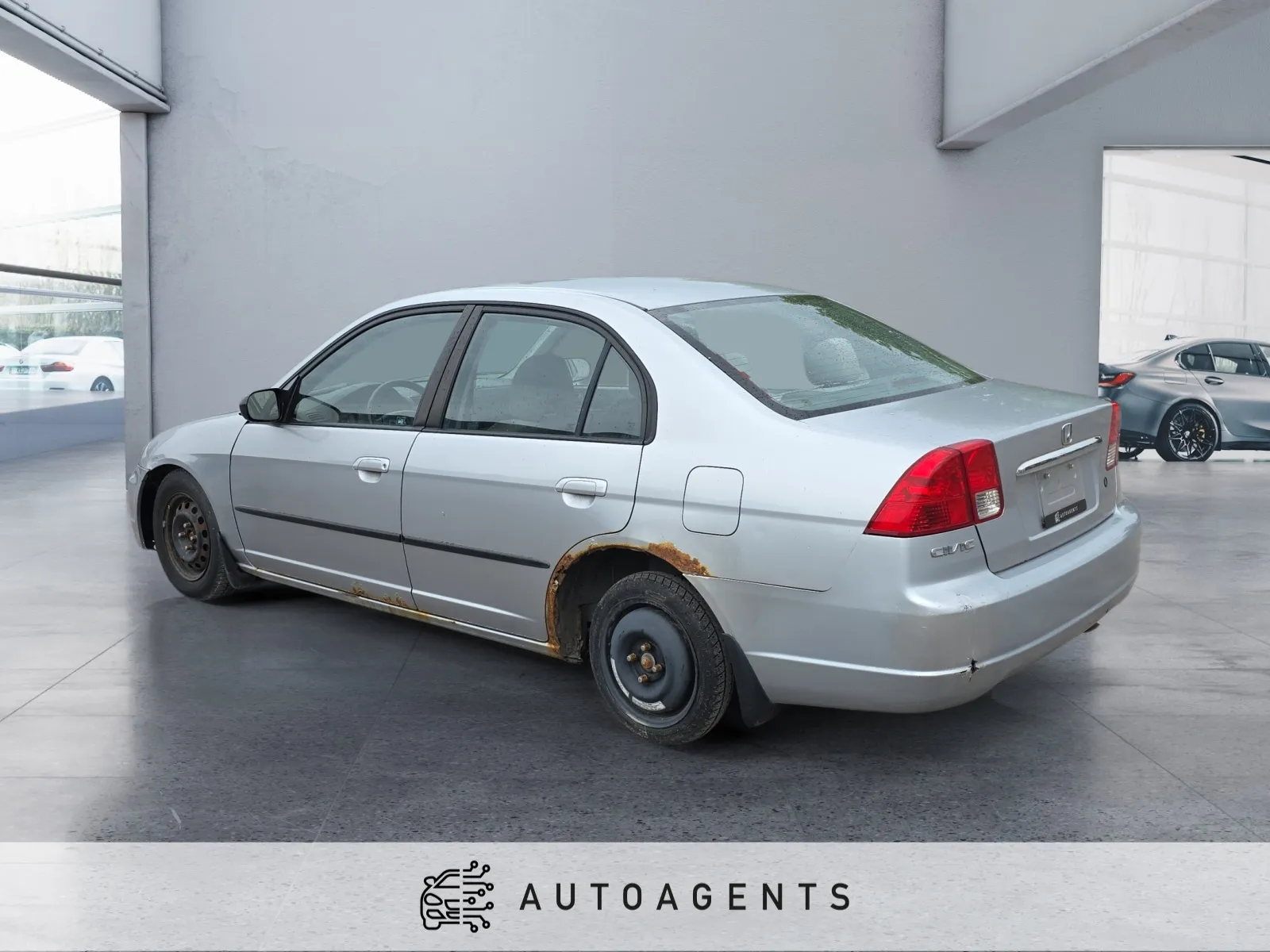 2003 Honda Civic DX Sedan 4-spd AT with Front Side Airbags