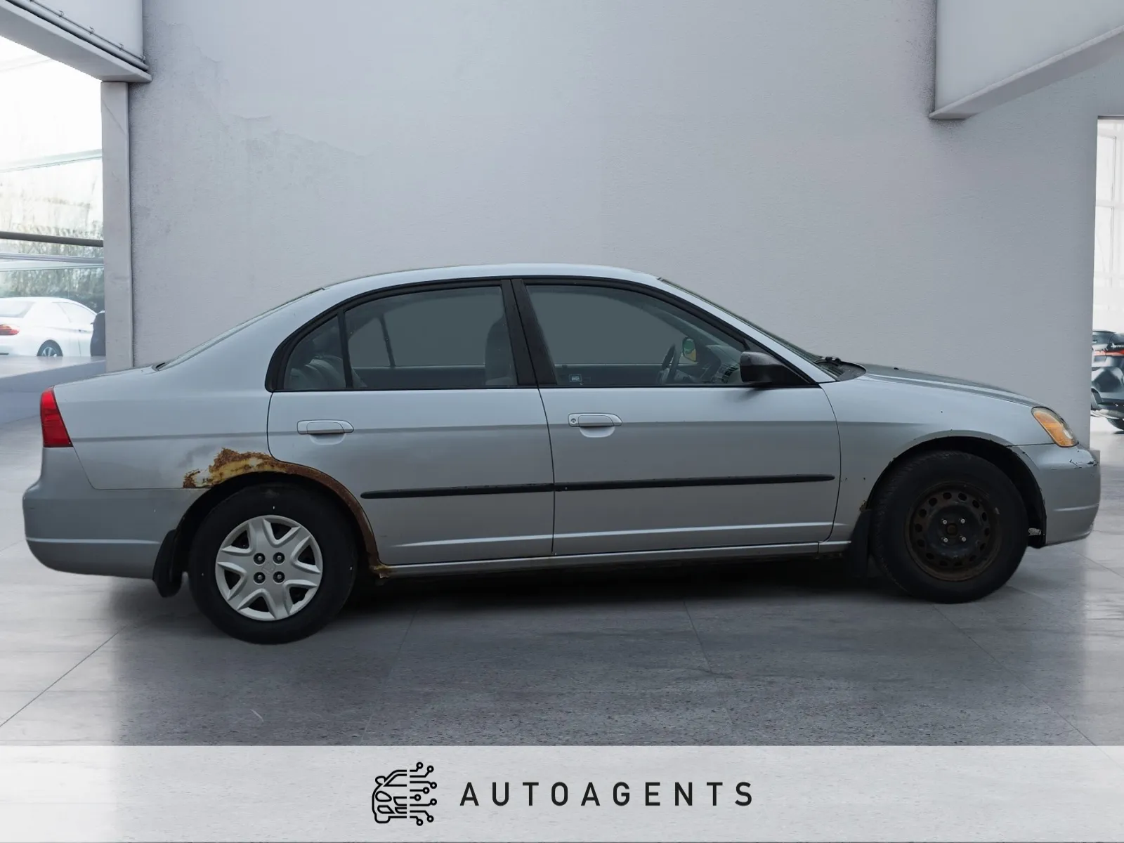 2003 Honda Civic DX Sedan 4-spd AT with Front Side Airbags